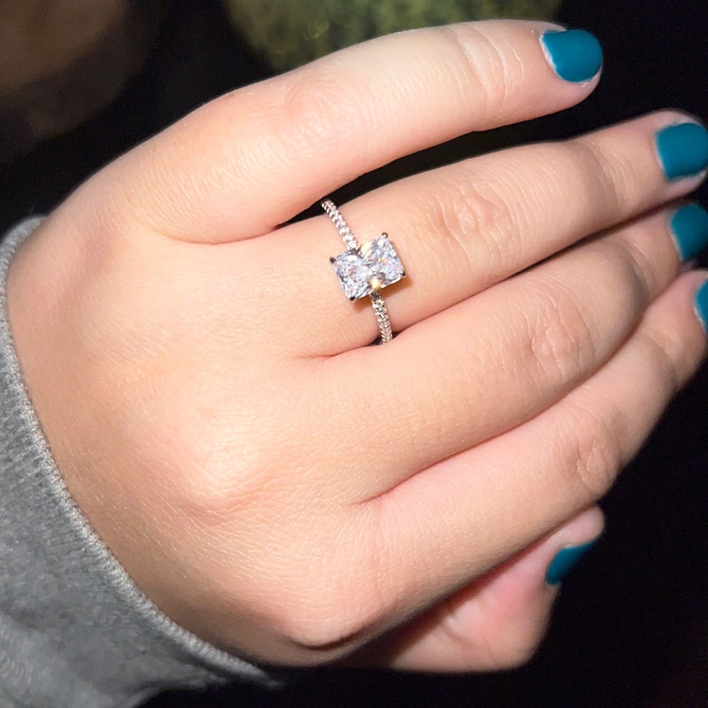 Radiant Cut Ring